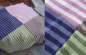 stripe blanket