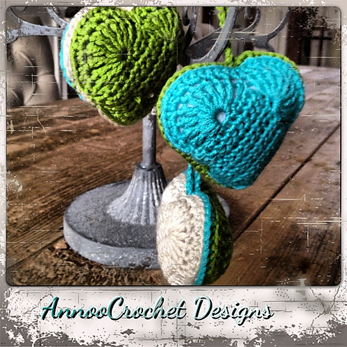 Heart Ornament by Annoo Crochet