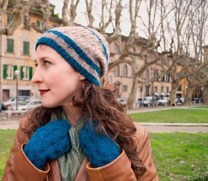 Mixology Hat & Mitts by Rachel Horsting