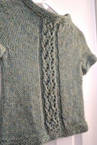 Diamond Panel Pullover by Amy Grace