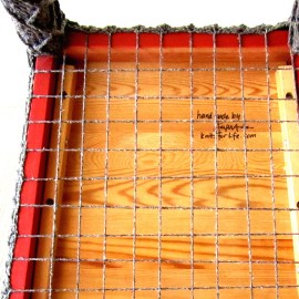 Yarn Bombed Upcycled Chair by Lorna Watt