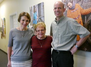 Bev with Caroline & Warren