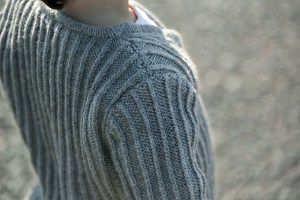 Twisted Rib Cardigan by Renee Lorion