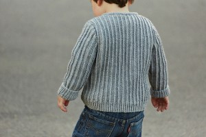 Twisted Rib Cardigan by Renee Lorion