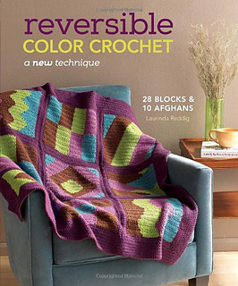 Laurinda's book also includes 28 reversible afghan pattern blocks crochet in Berroco Comfort.