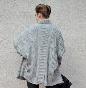 Grey Dolman Cardigan by Irina Anikeeva