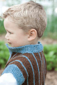 Little Man Waistcoat by Lissa Snyder