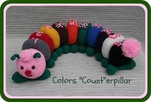 Knit Colors "Count"-erpillar by Lorraine Pistorio