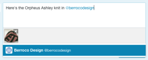 Add "@berrocodesign" in your text