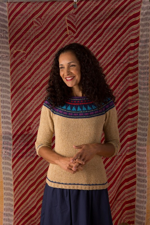 Agave knitting pattern in Berroco Fuji