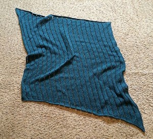 Deep Ocean Waves Baby Blanket by Mike Horwath