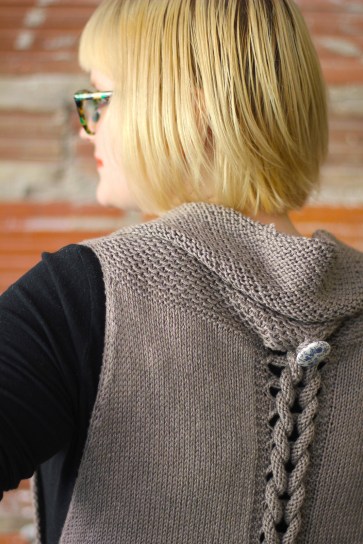 Interplait Vest by Courtney Spainhower for Holla Knits