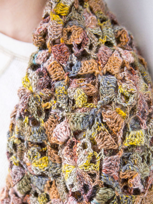 Daisy Gertrude Blanket crocheted in Berroco Boboli Lace