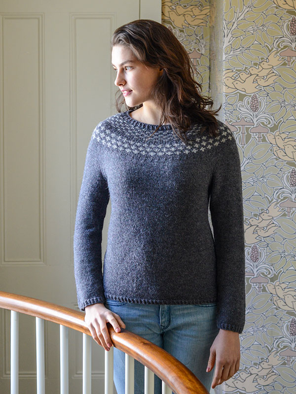 Mended Pullover Beatricer Perron Dahlen Berroco Ultra Alpaca Portfolio Volume 2