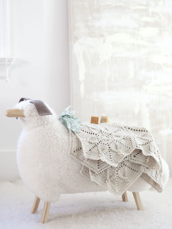 Snowflake Blanket crochet pattern in Berroco Comfort