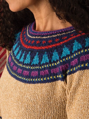 Agave sweater knitting pattern by Berroco 