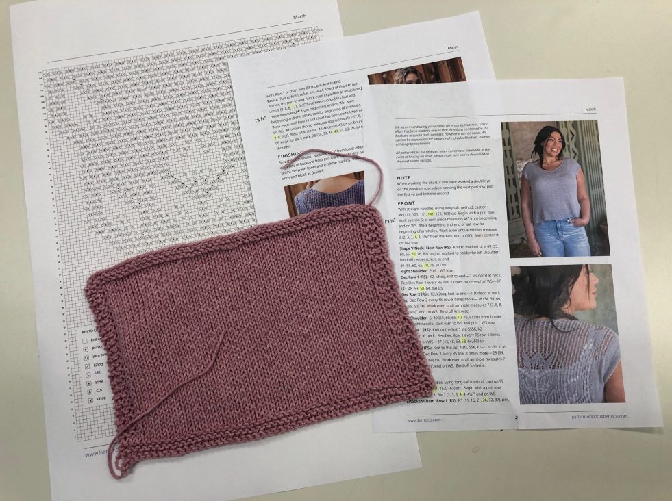 Getting ready for the Marsh + Mallow Knit-along